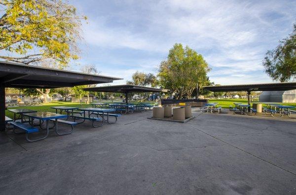 Lakeview Park offers this patio area to be reserved for special occasions. Call 562-863-4896 to reserve it today!