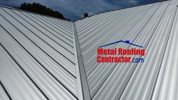 This is what a superior metal roof contractor can do with a standing seam metal roof installation.