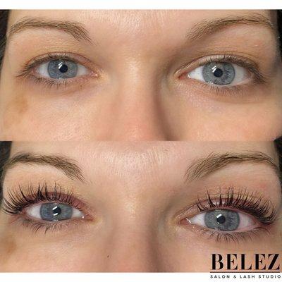 Lash lift and tint