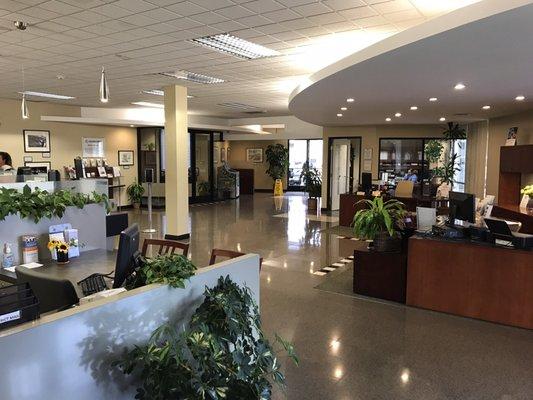 Lobby of El Cajon branch