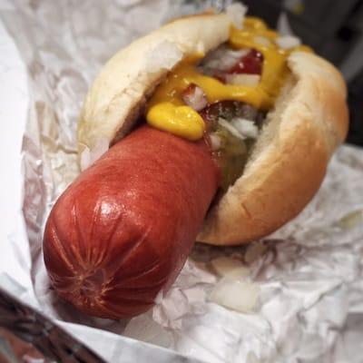 All-Beef Hot Dog