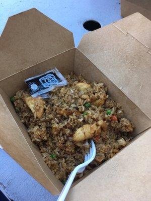 Fried rice with chicken