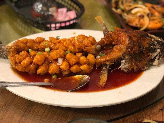 3. Fried Fish in Sweet and Sour Sauce