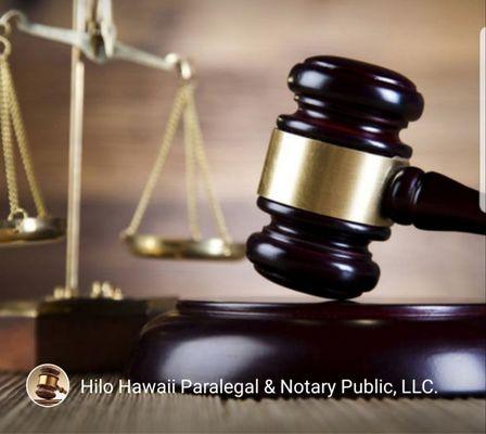 Offering Legal Support Services - Paralegal in Hilo Hawaii. Mobile Notary Services & Civil Process Serving.