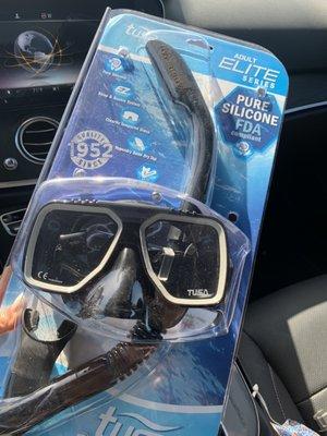 Adult Elite Series mask and snorkel