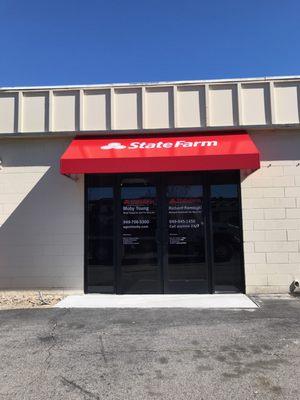 You can't miss our State Farm RED awning.