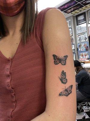 Butterfly tattoo!