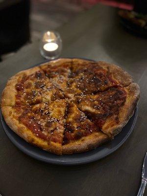 Fire oven pizza. The UMAMI