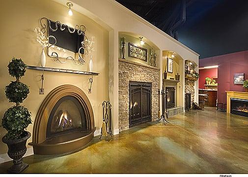 Fireplace Distributors of Nevada, Inc. features the largest showroom in Northern Nevada with more than 30 units burning.