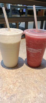 Seabreeze Cali shake and Creamy Colada