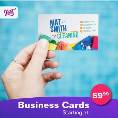 500 Business Cards for $9.99.  Choose from our templates. www.greatiprinting.com