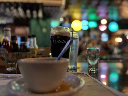 The soup and a Guiness is all you need