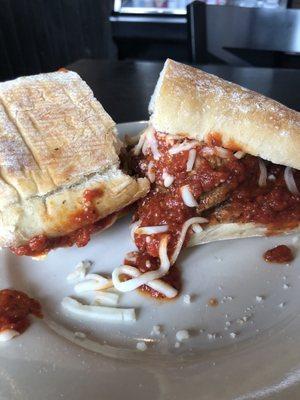 Meatball Sub on Artisan Bread