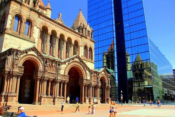 Old and New in Copley Square