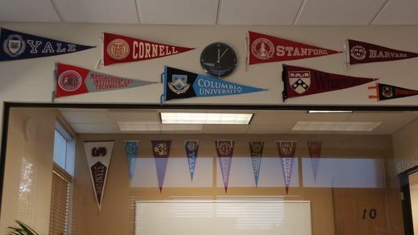 College banners