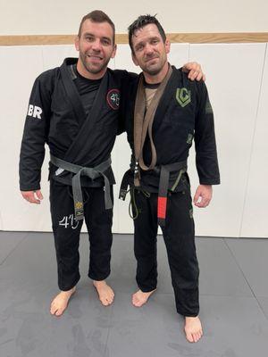 Pedro Rocha and Nick Wright Black Belt promotion