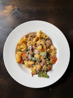 Fennel Sausage pasta - delicious!