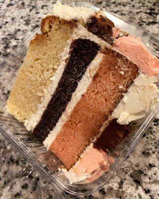 Neapolitan cake