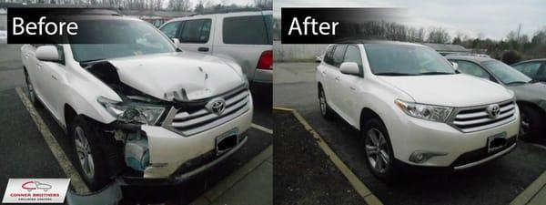 Conner Brothers Body Shop Before After