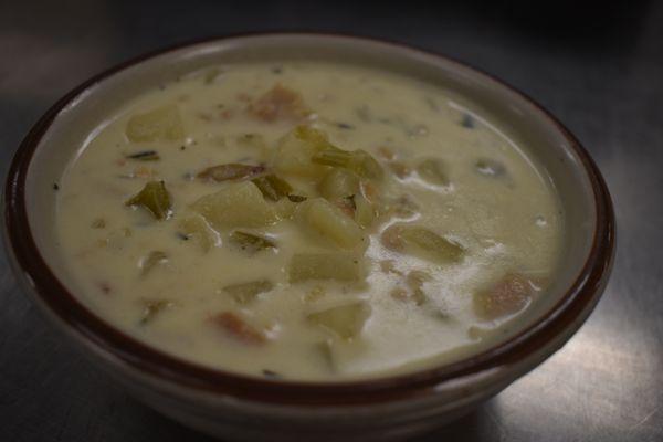 Clam Chowder on Fridays