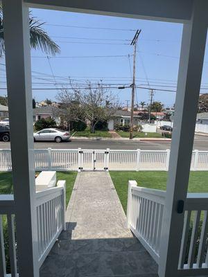 New front walkway and steps