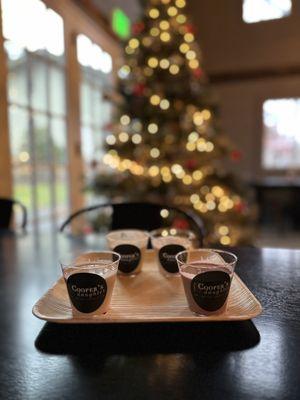 Christmas Egg Nog Flights