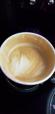 Carmel lavender latte.  Perfect ratios!!