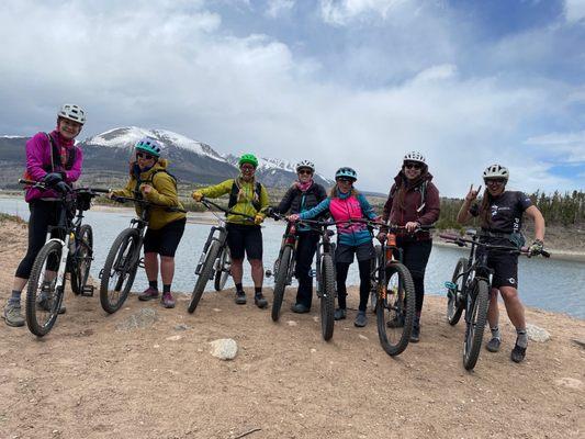 Women's mountain biking classes.