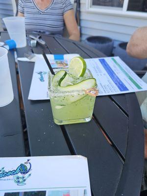 Lime mint margaritas yum