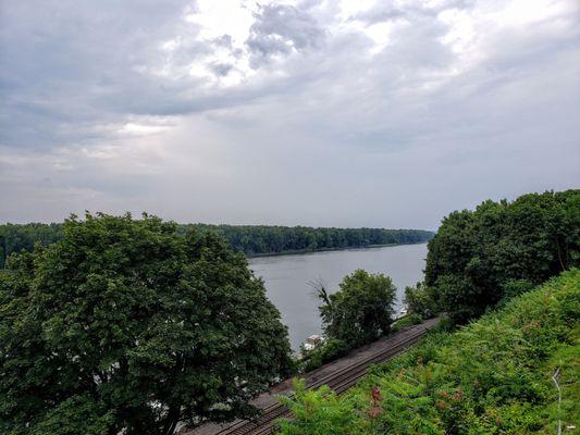 Upriver View of Hudson from Promenade Hill Park