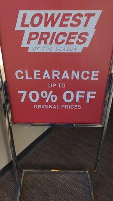 I guess I came during the right time.  Spring items on clearance....good for me....shorts all year long!