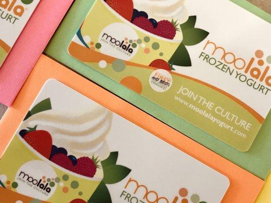 Moolala Gift Cards make great holiday stocking or dradle stuffers!