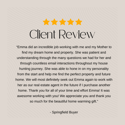 Another wonderful client review!