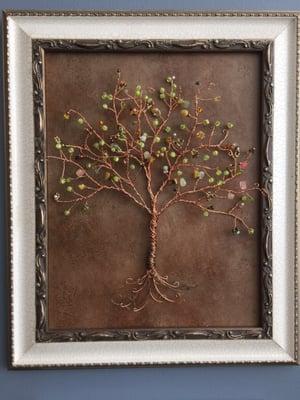 Original art piece by Susan Hedrick. Come see her variety of wire beaded pictures and jewelry line!