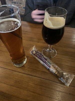 A dark beer AND a biscotti..is this what dreams are made of?