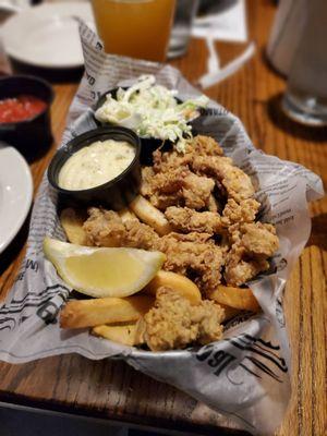 Fried oysters