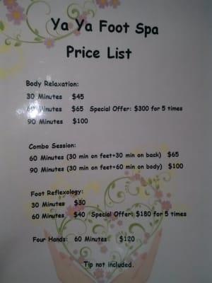 Prices! They don't currently have a Web address, so I hope this helps!