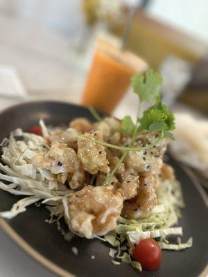 Crispy walnut shrimp