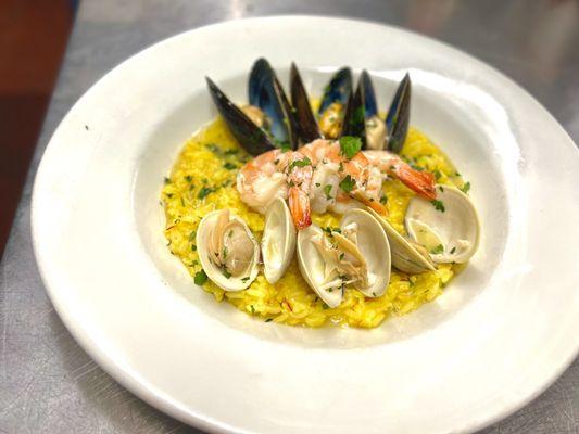 Seafood risotto