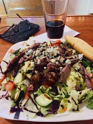 Steak and Bleu Salad