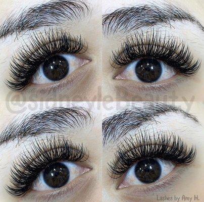 Lashes by senior artist Amy H!