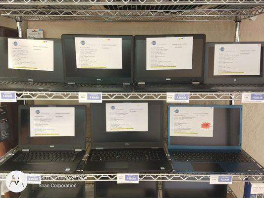 Refurbished laptops