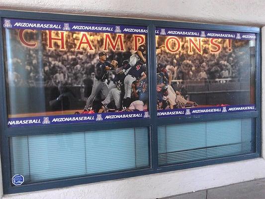 Great UA Baseball Project. Design, fabrication and installation by Graphic Impact