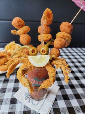 Crabby bloody Mary