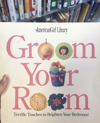 Didn't purchase, but cute book they had for sale to groom "aka" get a child to clean their room in a fun way, genius!