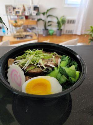 Tonkatsu Ramen with added bok choy