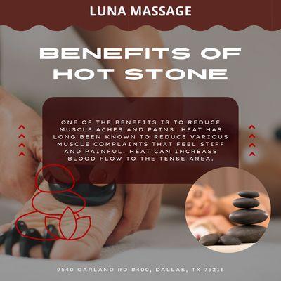 Luna Massage
 9540 Garland Rd #400, Dallas, TX 75218
 Call us at 469-687-0232