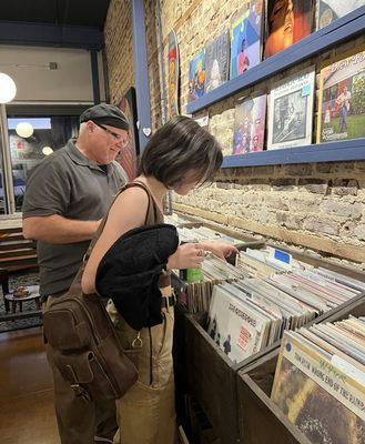 Looking for that special piece of vinyl.