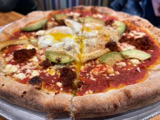 Huevos Rancheros Pizza