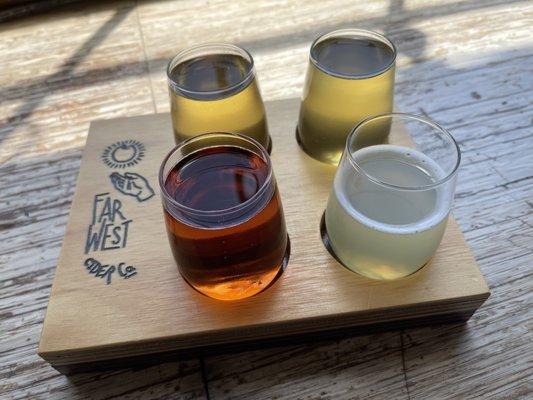 Cider flight